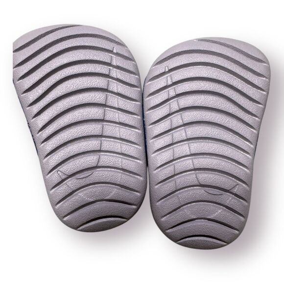 Nike Unisex Kids Kawa BV1094-400 Blue Gray Comfort Slip On Slide Sandal Size 2C - Picture 6 of 9